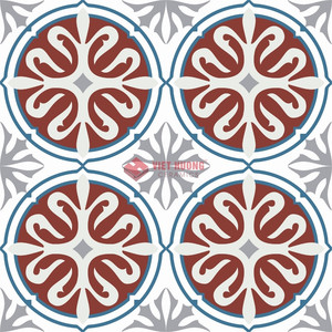 Carrelage en ciment encaustique moderne du milieu du siècle 200x230mm, carrelage hexagonal en béton coloré, export B2B, meilleure offre - Product Image 2