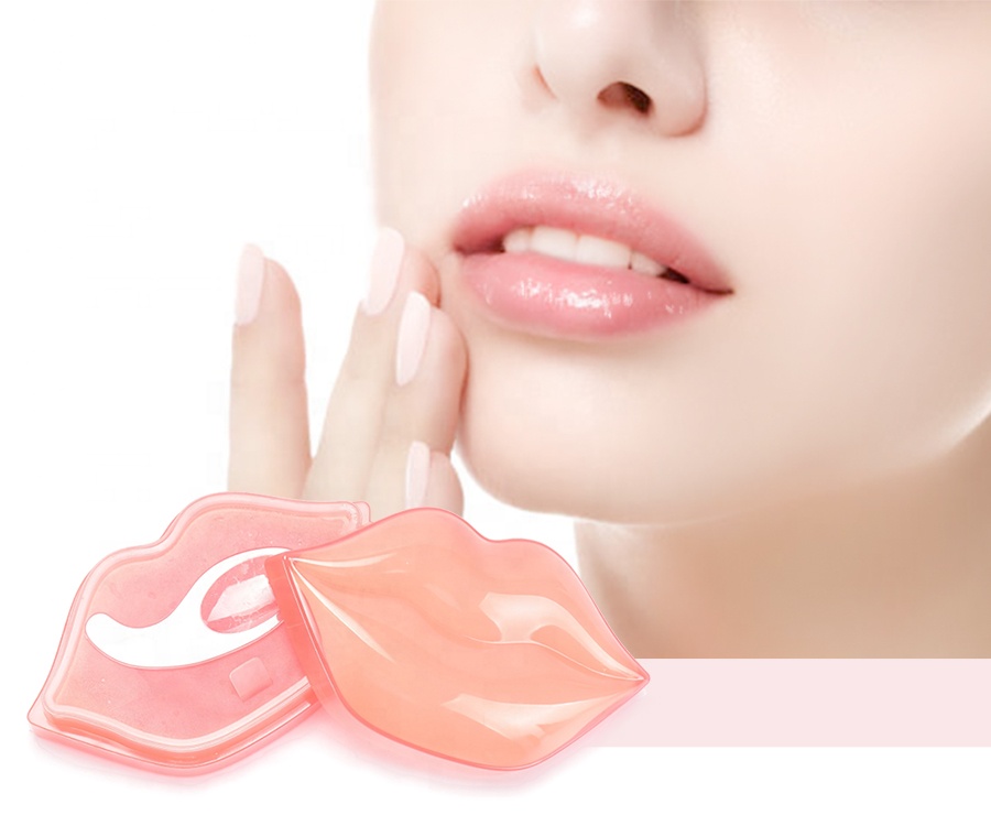 Фирменная маска для губ с красным гелем и коллагеном, гидрогелевая маска для губ