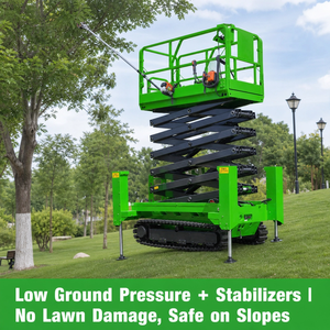 Piattaforma di Lavoro Aerea Elettrica Smartlog 5.8m con Forbice Cingolata, Capacità 500kg, per Edilizia - Product Image 1