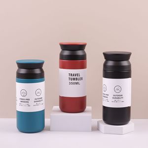 500ml cốc biểu tượng tùy chỉnh đôi tường 350ml cách điện cốc cà phê bình chân không chai nước bằng thép không gỉ có tay cầm - Product Image 5
