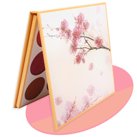 Palette de papier de poudre de blush simple végétalien de longue durée Palette de poudre de blush de marque privée de maquillage de blush personnalisé