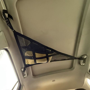 2025 nuevo coche techo triángulo almacenamiento red bolsa techo malla organizador vehículo carga bolsa - Product Image 4