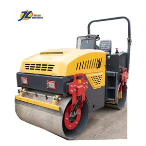 Lopen Achter 1 Ton Tot 10 Ton Compactor Vibrerende Hand Vibrerende Voetganger Roller Asfalt Enkele Dubbele Drum Roller Compactor