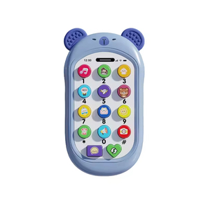 <span class=keywords><strong>Téléphone</strong></span> Musical Interactif Intelligent Personnalisé pour Enfants – Jouet Éducatif Précoce en Caoutchouc pour l'Apprentissage Cognitif - Product Image 1