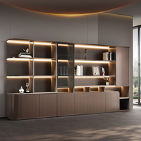 Bureau de direction modulaire haut de gamme en MDF, de style italien moderne et luxueux, pour une utilisation saine au bureau à domicile et en immeuble de bureaux