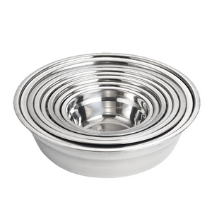 316 Stainless Steel Round Plates Deep Plate For Hotel Food Home Dining Large Soup Bowls Kindergarten Snack Dishes - Product Image 2