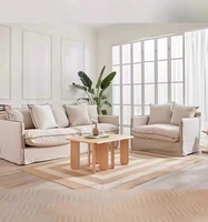 Donsun neuestes modernes Design Heimmöbel Leinen Stoff Schlussverkauf modulares Gäns Federn-Sofa