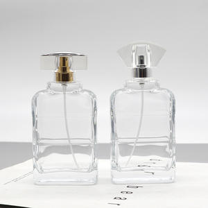 Flacons de parfum en verre blanc cristal de 100 ml en gros, contenants cosmétiques vides avec clips, capacités de 5 ml, 10 ml, 15 ml, 30 ml - Product Image 4