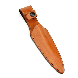 Best Selling Solid Color Genuine Cowhide Leather Knife Sheath Custom Made Best Price Leather Knife Sheath - Product Image 3