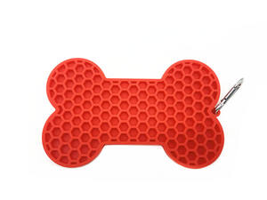 Tapis en silicone pour aliments lents avec ventouses anti-étouffement pour animaux de compagnie, tapis à lécher pour chiens, bol pour animaux de compagnie, vente en gros sur mesure - Product Image 2