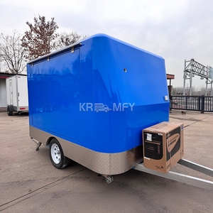 Remorque de bar mobile 2025 entièrement équipée, remorques de camion de restauration avec équipement de cuisine complet - Product Image 2