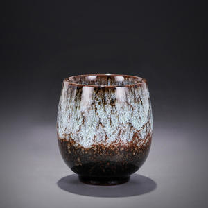 แก้วน้ำชาเซรามิกแบบใช้ซ้ำได้ ขนาด 150 มล. สไตล์จีนกังฟู ผลิตจากเซรามิกเปลี่ยนสีจากเตาเผา สำหรับใช้ในบ้าน แบบญี่ปุ่น ขายส่ง - Product Image 4