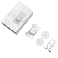 Vente en gros masseur Mini Tens pour femmes 6 modes 19 niveaux d'intensité Application corporelle pour le soulagement de la douleur des crampes menstruelles