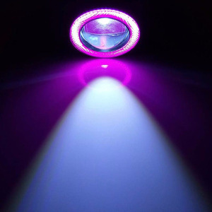 2 Pezzi Luci di Marcia Diurna LED COB Universali 12V, Fari <span class=keywords><strong>Fendinebbia</strong></span> <span class=keywords><strong>Angel</strong></span> <span class=keywords><strong>Eyes</strong></span> Bianco Blu Rosa Rosso Verde Giallo 64mm 76mm 89mm per Auto - Product Image 6