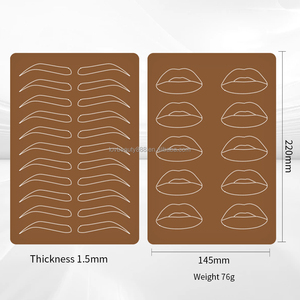 Piel de Silicona Suave para Práctica de Microblading, para Cejas y Labios, Entrenamiento de Maquillaje Semipermanente - Product Image 5