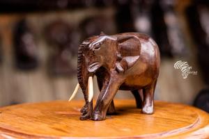 Máscara Tribal Africana RENART AFRIKAN Hecha a Mano en Madera de Congo, Escultura Auténtica de Arte Africano para Decoración - Product Image 3