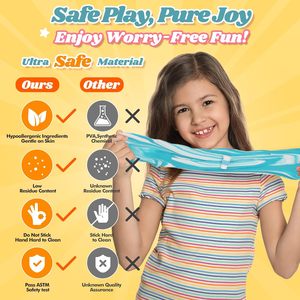 OMD/OEM venta al por mayor Unisex dibujos animados Puff monstruo algodón Slime juguete esponjoso comida plastilina arcilla para diversión educativa de los niños - Product Image 6