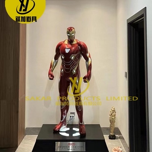 Figura DE ACCIÓN DE <span class=keywords><strong>Marvel</strong></span> Hulkbuster Armor Mk 44, estatua artesanal de resina, modelo coleccionable, escultura de Ironmans de fibra de vidrio - Product Image 4