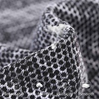 China Lieferant Fujian Textile Jacquard Mesh Bonded Polar Fleece Stoff