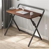 Table d'étude moderne et simple, bureau d'ordinateur pliable, application pour étudiants, maison, salon, salle à manger, matériau métallique, meubles de chambre à coucher