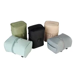 Özelleştirilmiş bölünebilir gelişmiş taşınabilir sert üç boyutlu taşınabilir seyahat makyaj çantası yaratıcı tuvalet saklama çantası