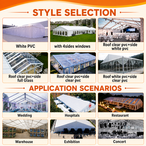 Tentes d'atrium en aluminium imperméables pour mariages et événements 2026 – Capacité <span class=keywords><strong>200</strong></span>, 300, 500 <span class=keywords><strong>personnes</strong></span> – Grande tente de réception personnalisée – <span class=keywords><strong>Prix</strong></span> usine - Product Image 5