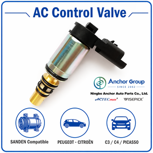 Valvola di Controllo Compressore Aria Condizionata Auto ACTECmax AC.104.207, Elettrovalvola SANDEN per PEUGEOT, CITROEN/C3/<span class=keywords><strong>PICASSO</strong></span>/<span class=keywords><strong>C4</strong></span> - Product Image 1