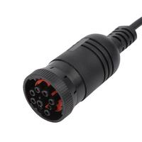 Conector macho Molex 3,0 a J1939, conector macho de 9 pines, cable OBD2