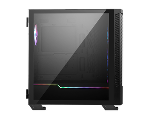 Boîtier <span class=keywords><strong>d</strong></span>'<span class=keywords><strong>ordinateur</strong></span> de jeu MPG VELOX 100R Mid Tower, format M-ATX/ITX, port USB frontal, ventilateur en alliage <span class=keywords><strong>d</strong></span>'aluminium, produit en stock pour le jeu sur PC - Product Image 2