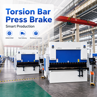 300 Tonnen 6000m Torsionsstab-Biegemaschine Große Hydraulische Abkantpresse für Edelstahlblech-Verarbeitung