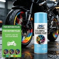 Peinture en aérosol caoutchouc 400ml, peinture liquide acrylique en spray, peinture caoutchouc pour changement de couleur de pneus, peinture automobile caoutchouc