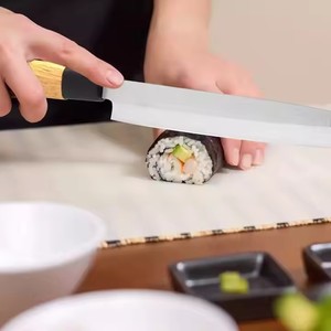 Coltello Professionale Giapponese da Chef per Sushi e Sashimi, in Acciaio Inossidabile Molto Affilato, per Filettare Pesce, 8/9/10/12 Pollici, Laser - Product Image 5