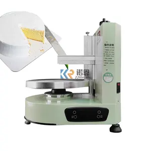 2024 Birthday Cake Spreading Machine Automatic Cake Making Bread Butter Baking Equipment Cake Decorating Making Machine