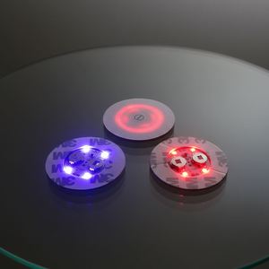 ไฟ LED สำหรับแก้วเครื่องดื่ม ขนาด 4 ซม. 5 ซม. 6 ซม. 8 สี หรือหลากสีสัน สำหรับงานปาร์ตี้ งานแต่งงาน บาร์ ขวด - Product Image 1