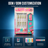 Distributeur automatique congelé pour crème glacée 21.5 pouces écran tactile 24 heures de distributeur automatique de libre-service