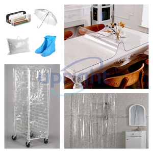 Pellicola verticale in pvc flessibile di buona qualità in rotolo in pvc morbido super trasparente normale pellicola trasparente per l'imballaggio - Product Image 3