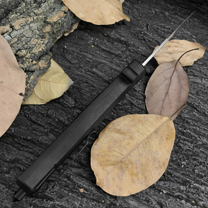 มีดพกพา EDC สำหรับกิจกรรมกลางแจ้ง DIY OEM อุปกรณ์ช่วยชีวิตสำหรับปีนเขา ด้ามจับพลาสติก ABS สำหรับตั้งแคมป์ พกพาสะดวก ใช้ได้ทุกวัน ใบมีดเหล็ก 440C - Product Image 2