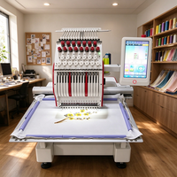 Machine à broder multi-aiguilles avancée 360x510mm avec 200 millions de mémoires pour la production de vêtements