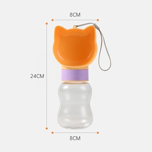 Bottiglia d'Acqua Portatile per Cani con Contenitore per Cibo, per Viaggi, Passeggiate ed Escursioni all'Aperto - Product Image 6