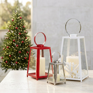 Wholesale Colorful Metal <b>Candle</b> Holder Lanterns for Home and Garden Christmas Decoration - Product Image 1