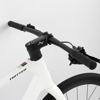 Vélo de route TWITTER Gravel V1 avec guidon plat, cadre en carbone M6100-12S, pneus 700*38c, vélo de gravel de course pour adultes