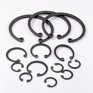 Anneau de retenue interne en acier au carbone de type A GB893.1 à haute précision, directement de l'usine, élasticité stable - Product Image 5