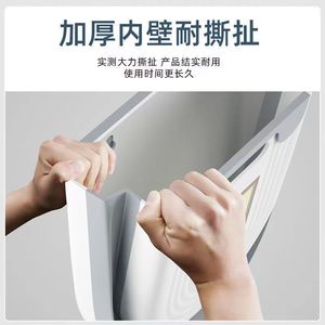 <b>Wall</b> <b>Mounted</b> Kitchen Waste <b>Bin</b> Foldable Rectangular Indoor Use For Household Trash Sorting Cabinet Door <b>Storage</b> - Product Image 4