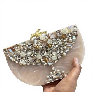 Evening Epoxy <b>Resin</b> Hand Purse Unique Design New Multicolor <b>Sculpted</b> Love Theme Purse for Women Home Decoration Business Gift - Product Image 1
