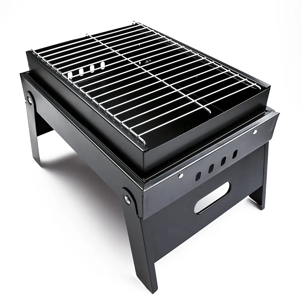 Draagbare Houtskool Barbecue Opvouwbare Grill Bbq Voor Camping Outdoor