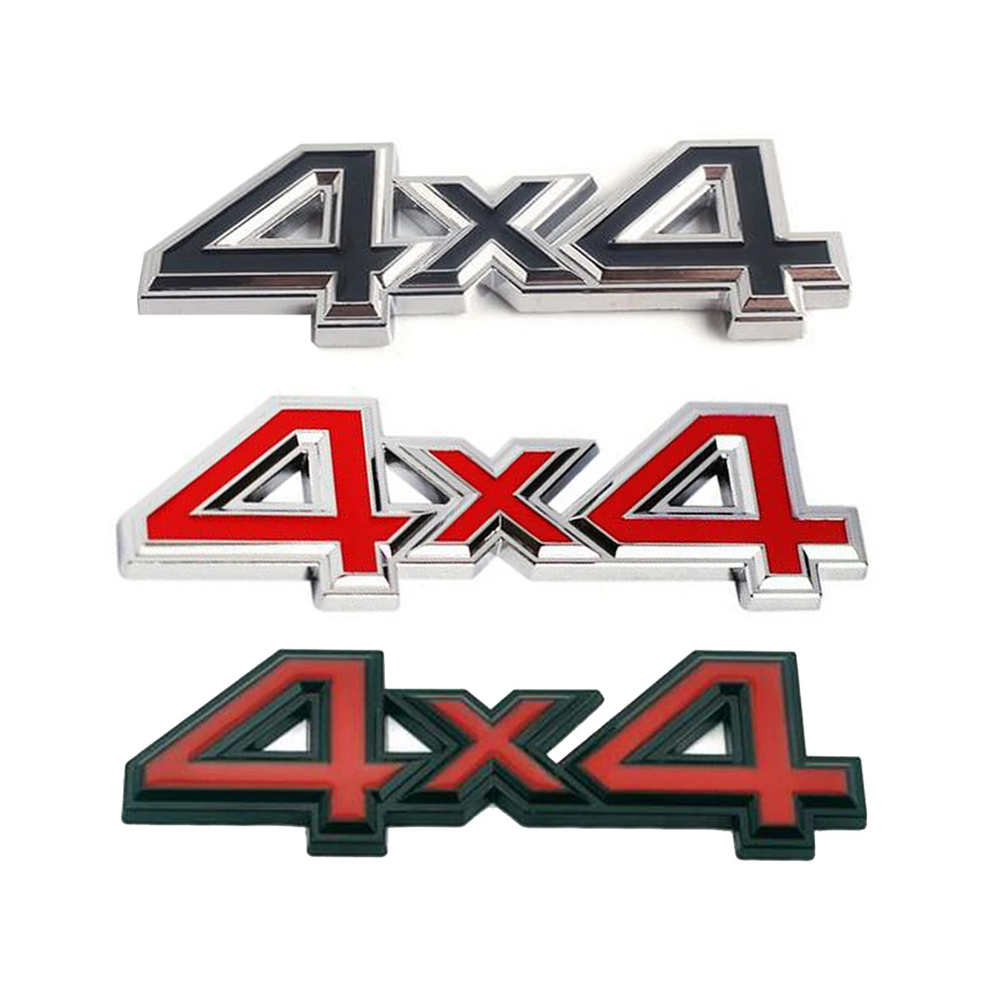 3D Chrome Silver Metal Letter Emblem Badge – Rear Trunk & Side Fender – "DJC A" Style