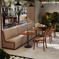 Tables et chaises de restaurant modernes et minimalistes, mobilier commercial personnalisable pour pâtisserie, café, bar, hôtel, en métal