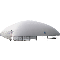 Couverture gonflable ignifuge en PVF/PVDF de haute qualité pour garage ou abri, design moderne, installation facile