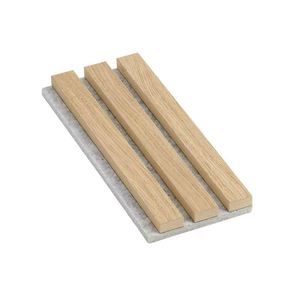 Tấm Cách Âm Trang Trí Tường 3D Composite Bằng Gỗ Pet Bảng Âm Thanh Đục Lỗ Veneer - Product Image 2