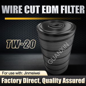Filtre à eau en maille métallique perforée coupée au fil EDM TW-20 300*29*500mm pour cartouche de filtre à pression interne de machine EDM Kingred - Product Image 2